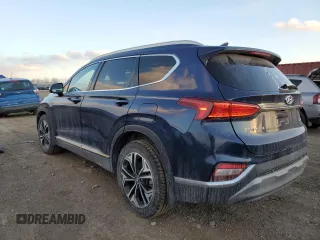 2020 Hyundai Santa Fe Limited with VIN 5NMS5CAA0LH284849, listed as a Copart auction lot 88536925 with 36,576 mi miles and Salvage Title. Bid and sale history available at carsss.com. Image 2.