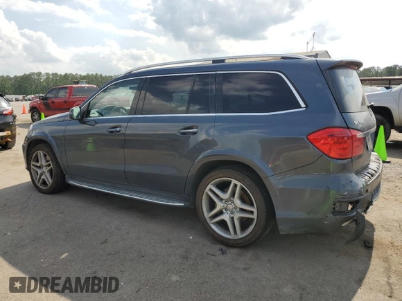 2014 Mercedes-Benz GL with VIN 4JGDF7DE3EA429743, listed as a Copart auction lot 51573094 with 96,225 mi miles and Salvage Title. Bid and sale history available at carsss.com. Image 2.