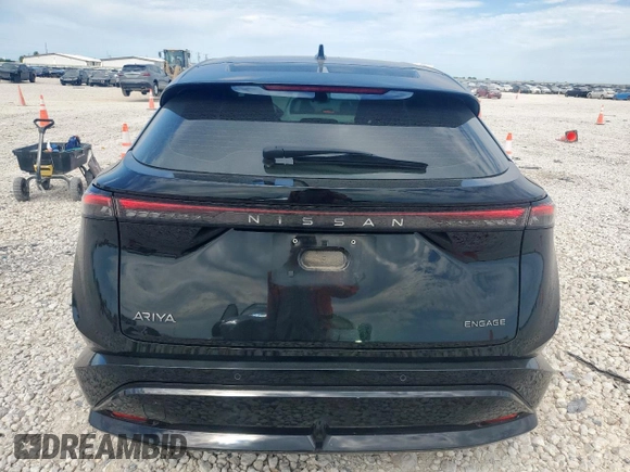 2023 Nissan ARIYA Engage with VIN JN1AF0BAXPM407323, listed as a Copart auction lot 56925375 with 28,434 mi miles and Salvage title. Bid and sale history available at DreamBid. Image 6.