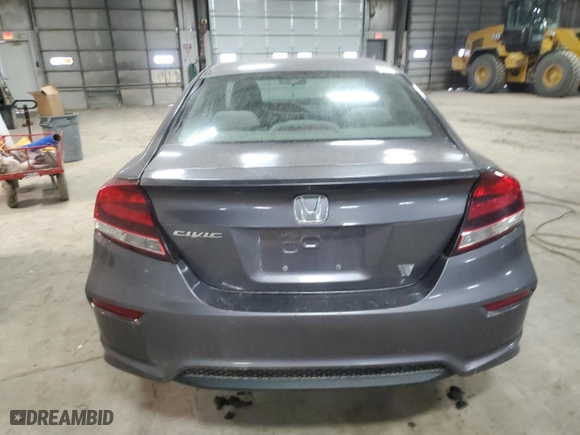 2014 Honda Civic Coupe LX with VIN 2HGFG3B53EH517734, listed as a Copart auction lot 46295955 with NaN miles and Salvage Title. Bid and sale history available at carsss.com. Image 6.