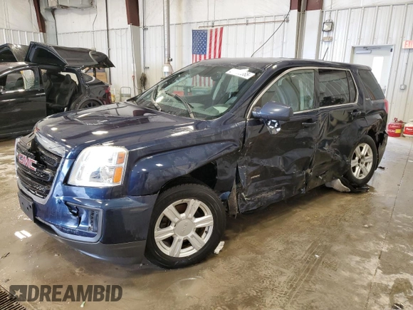 2016 GMC Terrain SLE with VIN 2GKALMEK9G6313017, listed as a Copart auction lot 51452365 with 153,811 mi miles and Non Repairable. Bid and sale history available at DreamBid. Image 1.