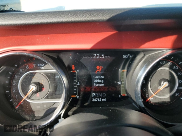 2022 Jeep Wrangler Unlimited Rubicon с VIN 1C4HJXFN3NW193177, выставлен на аукционе Copart как лот 82002224 с пробегом 34 762 миль миль и Списание • Salvage title. История ставок и продаж доступна на DreamBid. Изображение 9.