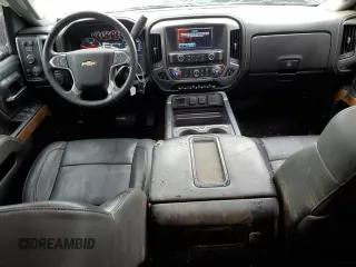 2015 Chevrolet Silverado 3500HD LTZ with VIN 1GC4K0E80FF509652, listed as a Copart auction lot 45758655 with 58,456 mi miles and Salvage Title. Bid and sale history available at DreamBid. Image 8.