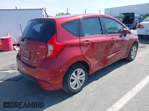 2017 Nissan Note SV with VIN 3N1CE2CP5HL374074, listed as a IAAI auction lot 42024894 with 42,545 mi miles and . Bid and sale history available at DreamBid. Image 4.