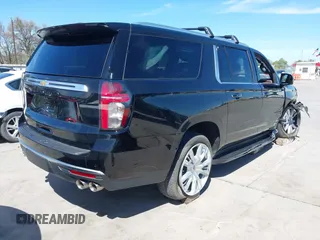 2024 Chevrolet Suburban High Country with VIN 1GNSKGKL7RR150268, listed as a IAAI auction lot 41798479 with 13,339 mi miles and . Bid and sale history available at DreamBid. Image 4.