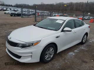 2017 Kia Optima LX with VIN KNAGT4L30H5159907, listed as a IAAI auction lot 41565872 with 84,537 mi miles. Bid and sale history available at carsss.com. Image 2.