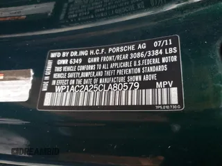 2012 Porsche Cayenne Turbo with VIN WP1AC2A25CLA80579, listed as a Copart auction lot 73360714 with 88,302 mi miles and Salvage title. Bid and sale history available at DreamBid. Image 15.