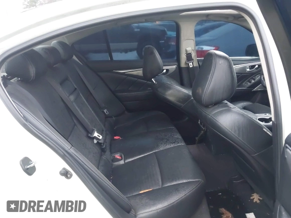 2017 Infiniti Q50 2.0t with VIN JN1CV7AP0HM641062, listed as a IAAI auction lot 41380194 with 114,813 mi miles and . Bid and sale history available at DreamBid. Image 8.