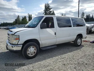 2008 Ford Econoline Passenger XL with VIN 1FBNE31L98DA96009, listed as a Copart auction lot 59546285 with 162,922 mi miles and Salvage title. Bid and sale history available at DreamBid. Image 1.