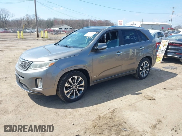 2014 Kia Sorento SX with VIN 5XYKWDA79EG448183, listed as a IAAI auction lot 42023625 with 109,188 mi miles and . Bid and sale history available at DreamBid. Image 17.