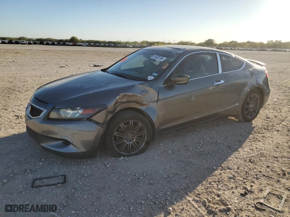 2009 Honda Accord Cpe EX with VIN 1HGCS127X9A026167, listed as a Copart auction lot 81935764 with 0 mi miles and Salvage Title. Bid and sale history available at carsss.com. Image 1.