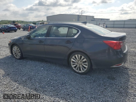2014 Acura RLX Advance Pkg with VIN JH4KC1F92EC004325, listed as a Copart auction lot 57860314 with 221,784 mi miles and Salvage Title. Bid and sale history available at carsss.com. Image 2.