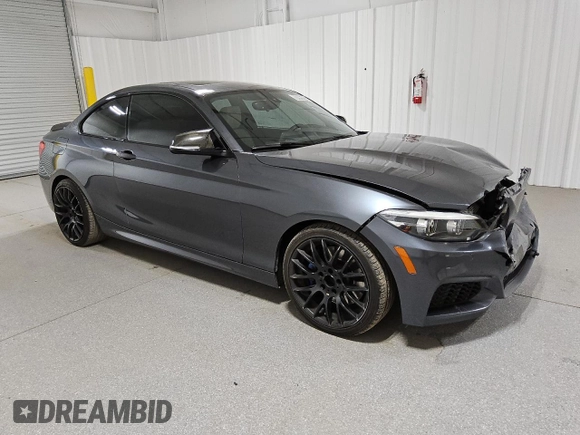 2018 BMW 2 Series M240i with VIN WBA2J5C52JVC07018, listed as a Copart auction lot 88993365 with 51,453 mi miles and Clean Title. Bid and sale history available at carsss.com. Image 4.