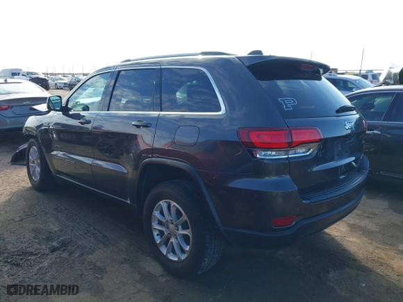 2021 Jeep Grand Cherokee Laredo X with VIN 1C4RJEAG3MC738070, listed as a IAAI auction lot 41308014 with 87,193 mi miles. Bid and sale history available at carsss.com. Image 3.