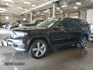 2022 Jeep Grand Cherokee Limited with VIN 1C4RJKBG5N8560633, listed as a Copart auction lot 63780785 with 82,675 mi miles and Salvage title. Bid and sale history available at DreamBid. Image 1.