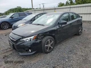 2020 Subaru Impreza Premium with VIN 4S3GKAD6XL3611265, listed as a Copart auction lot 57786085 with 41,977 mi miles and Salvage title. Bid and sale history available at DreamBid. Image 1.