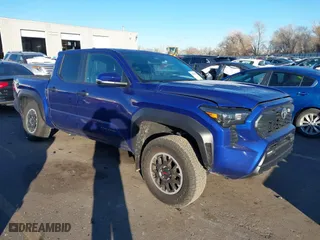 2024 Toyota Tacoma 4WD SR5 with VIN 3TMLB5JN8RM072685, listed as a IAAI auction lot 41266234 with 2,307 mi miles. Bid and sale history available at carsss.com. Image 1.