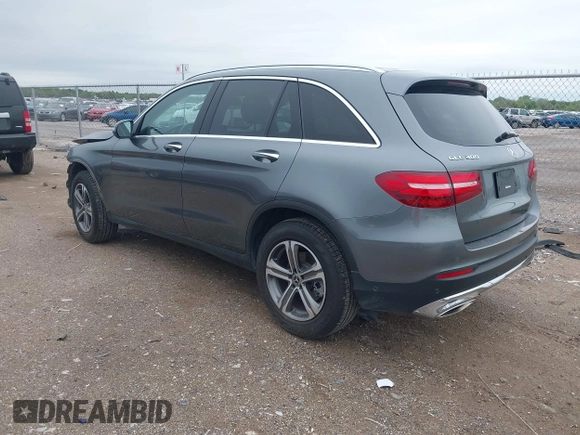 2018 Mercedes-Benz GLC 300 with VIN WDC0G4JB0JV038250, listed as a IAAI auction lot 41954769 with 24,131 mi miles and . Bid and sale history available at DreamBid. Image 3.