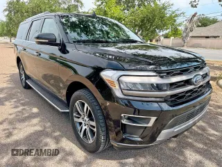 2023 Ford Expedition Max Limited z VIN 1FMJK2A86PEA15853, wystawiony jako Copart lot #58983085 z przebiegiem 62 805 mil mil oraz Czysty tytuł • Clean title. Historia ofert i sprzedaży dostępna na DreamBid. Obrazek 1.