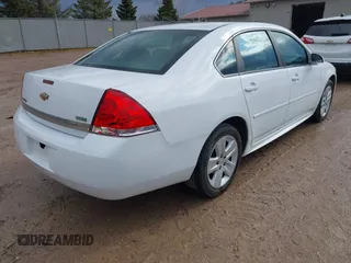 2011 Chevrolet Impala LS Fleet with VIN 2G1WF5EK9B1223217, listed as a IAAI auction lot 42063207 with 53,352 mi miles and . Bid and sale history available at DreamBid. Image 4.