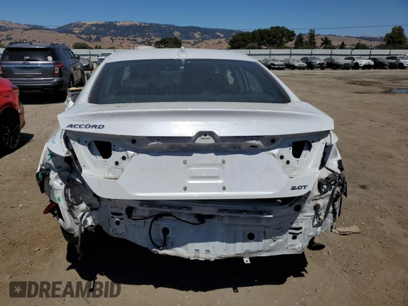 2019 Honda Accord EX-L with VIN 1HGCV2F59KA010036, listed as a Copart auction lot 64621555 with 63,007 mi miles and Salvage title. Bid and sale history available at DreamBid. Image 6.