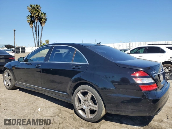 2008 Mercedes-Benz S 550 with VIN WDDNG71XX8A206492, listed as a Copart auction lot 48831245 with 205,849 mi miles and Salvage Title. Bid and sale history available at DreamBid. Image 2.