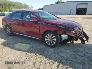 2016 Hyundai Sonata Sport with VIN 5NPE34AF6GH354691, listed as a Copart auction lot 52252505 with 98,793 mi miles and Salvage Title. Bid and sale history available at DreamBid. Image 4.