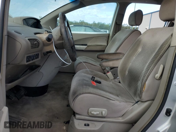 2004 Nissan Quest SE with VIN 5N1BV28U44N369591, listed as a Copart auction lot 86187734 with 250,755 mi miles and Salvage Title. Bid and sale history available at carsss.com. Image 7.