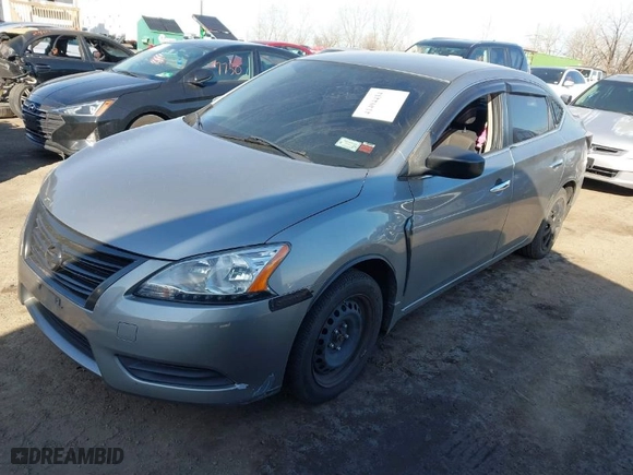 2014 Nissan Sentra SV with VIN 3N1AB7AP1EY259728, listed as a IAAI auction lot 41494434 with 103,413 mi miles. Bid and sale history available at carsss.com. Image 2.
