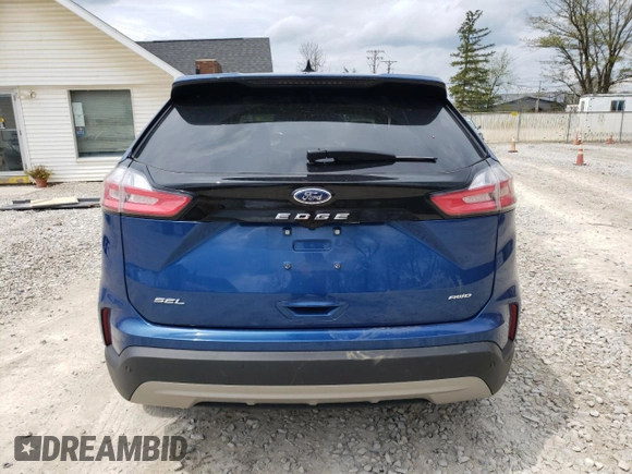 2022 Ford Edge SEL z VIN 2FMPK4J98NBB13788, wystawiony jako Copart lot #54913805 z przebiegiem 25 594 mil mil oraz Szkoda całkowita • Salvage title. Historia ofert i sprzedaży dostępna na DreamBid. Obrazek 6.