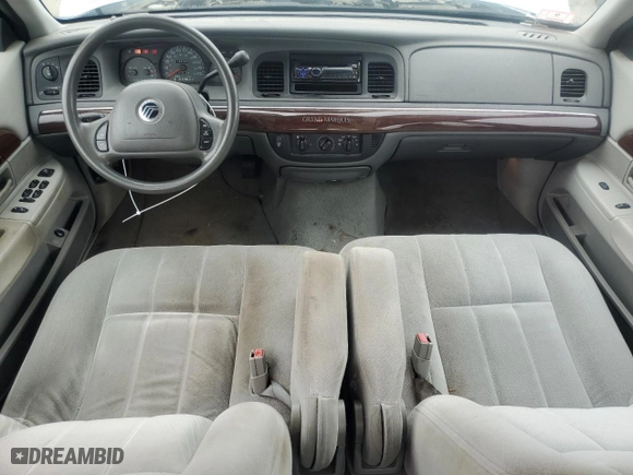 2003 Mercury Grand Marquis GS Convenience with VIN 2MEFM74W63X704603, listed as a Copart auction lot 72118014 with 128,599 mi miles and Clean Title. Bid and sale history available at carsss.com. Image 8.