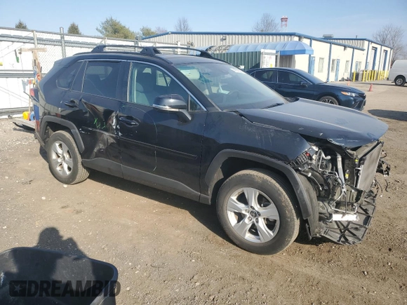 2021 Toyota RAV4 XLE with VIN 2T3P1RFV1MC200455, listed as a Copart auction lot 49230535 with 52,119 mi miles and Salvage Title. Bid and sale history available at carsss.com. Image 4.