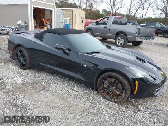 2014 Chevrolet Corvette Z51 1LT with VIN 1G1YH3D74E5134551, listed as a IAAI auction lot 41099831 with 52,238 mi miles. Bid and sale history available at carsss.com. Image 1.
