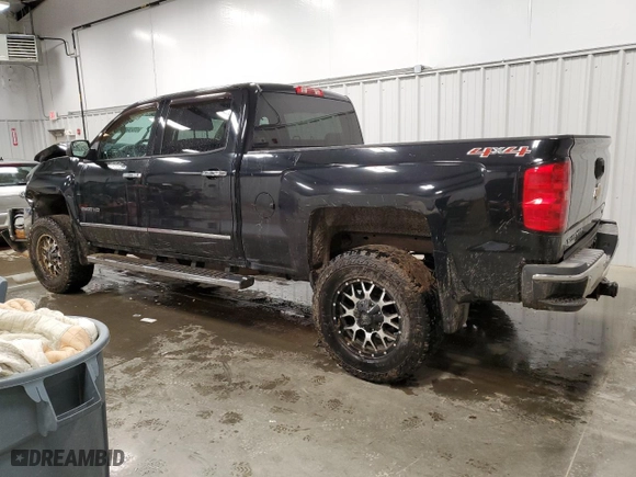 2015 Chevrolet Silverado 2500HD LTZ with VIN 1GC1KWE89FF162859, listed as a Copart auction lot 49838625 with 0 mi miles and Salvage Title. Bid and sale history available at carsss.com. Image 2.