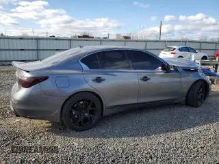 2017 Infiniti Q50 3.0t Signature Edition with VIN JN1EV7AR7HM839180, listed as a Copart auction lot 83185234 with 96,311 mi miles and Salvage Title. Bid and sale history available at carsss.com. Image 3.