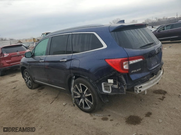 2020 Honda Pilot Touring 8-Passenger with VIN 5FNYF5H91LB023181, listed as a Copart auction lot 83487054 with 41,339 mi miles and Salvage Title. Bid and sale history available at carsss.com. Image 2.