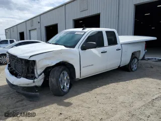 2018 Chevrolet Silverado 1500 Custom with VIN 1GCRCPEC2JZ315597, listed as a Copart auction lot 46287625 with 0 mi miles and Salvage Title. Bid and sale history available at carsss.com. Image 1.