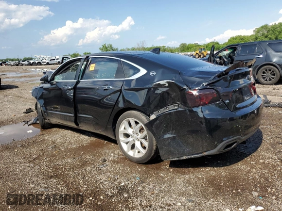 2016 Chevrolet Impala LTZ with VIN 2G1145S33G9131400, listed as a Copart auction lot 61846385 with Not provided miles and Salvage title. Bid and sale history available at DreamBid. Image 2.
