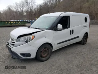 2016 Ram ProMaster City Cargo Tradesman SLT with VIN ZFBERFBT0G6B16155, listed as a Copart auction lot 53332155 with 112,212 mi miles and Salvage Title. Bid and sale history available at carsss.com. Image 1.