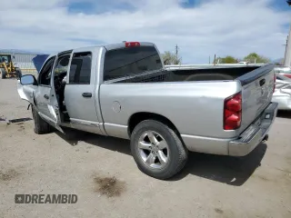 2007 Dodge 1500 SLT с VIN 1D7HU18277S159136, выставлен на аукционе Copart как лот 54507635 с пробегом Не указан миль и Списание • Salvage title. История ставок и продаж доступна на DreamBid. Изображение 2.