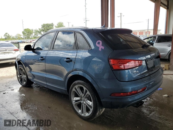 2018 Audi Q3 Premium with VIN WA1BCCFS8JR015511, listed as a Copart auction lot 49890643 with 63,944 mi miles. Bid and sale history available at carsss.com. Image 2.