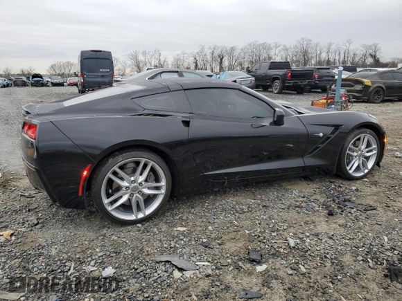 2018 Chevrolet Corvette 1LT with VIN 1G1YB2D79J5106511, listed as a Copart auction lot 83304154 with 36,496 mi miles and Salvage Title. Bid and sale history available at carsss.com. Image 3.