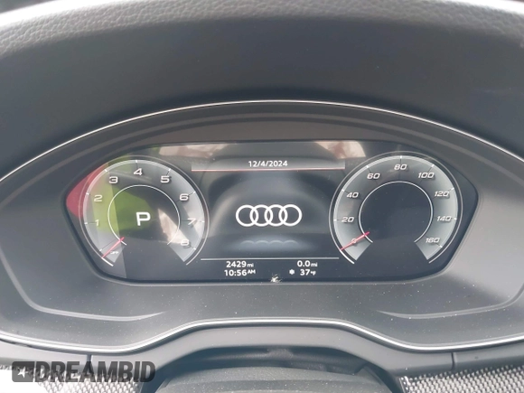 2024 Audi SQ5 Sportback Premium Plus with VIN WA124AFY6R2104522, listed as a IAAI auction lot 40980151 with 2,429 mi miles and . Bid and sale history available at DreamBid. Image 7.