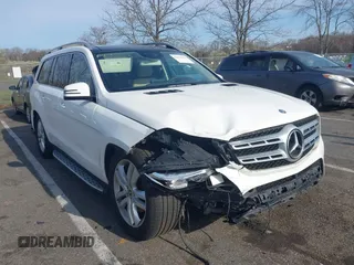 2017 Mercedes-Benz GLS 450 with VIN 4JGDF6EE6HA908431, listed as a IAAI auction lot 41914752 with 156,939 mi miles and . Bid and sale history available at DreamBid. Image 1.