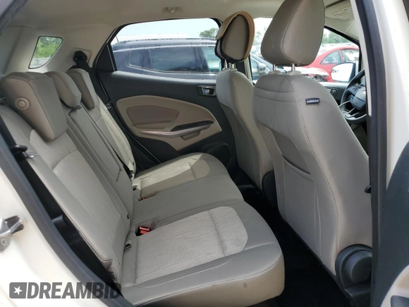 2021 Ford EcoSport SE с VIN MAJ3S2GE2MC408532, выставлен на аукционе Copart как лот 56988395 с пробегом 48 869 миль миль и Списание • Salvage title. История ставок и продаж доступна на DreamBid. Изображение 11.
