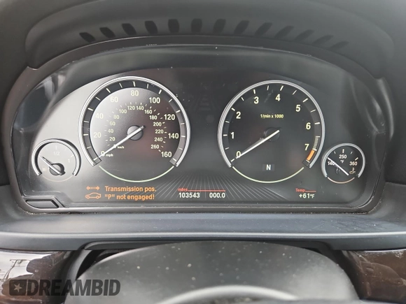 2013 BMW 5 Series 528i with VIN WBAXG5C5XDD233958, listed as a Copart auction lot 84436854 with 103,543 mi miles and Clean Title. Bid and sale history available at carsss.com. Image 8.