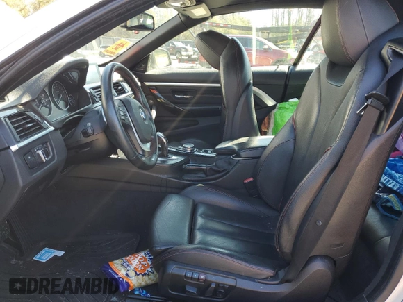 2015 BMW 4 Series 435i with VIN WBA3T3C55FP737964, listed as a Copart auction lot 45462005 with Not Provided miles and Salvage Title. Bid and sale history available at carsss.com. Image 7.