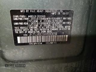 2017 Subaru Forester with VIN JF2SJABC6HH580694, listed as a Copart auction lot 68507072 with 57,200 mi miles. Bid and sale history available at carsss.com. Image 15.