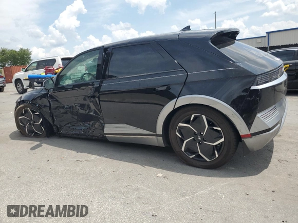 2024 Hyundai Ioniq 5 Limited with VIN KM8KR4DE8RU243715, listed as a Copart auction lot 55913465 with 6,364 mi miles and Salvage title. Bid and sale history available at DreamBid. Image 2.