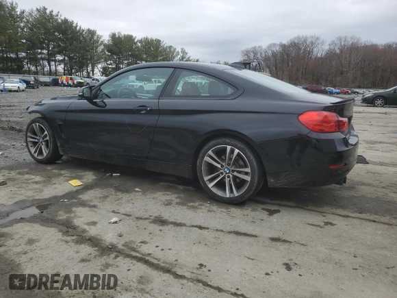 2014 BMW 4 Series 428i xDrive with VIN WBA3N5C51EF715759, listed as a Copart auction lot 48962695 with 90,936 mi miles and Salvage Title. Bid and sale history available at DreamBid. Image 2.